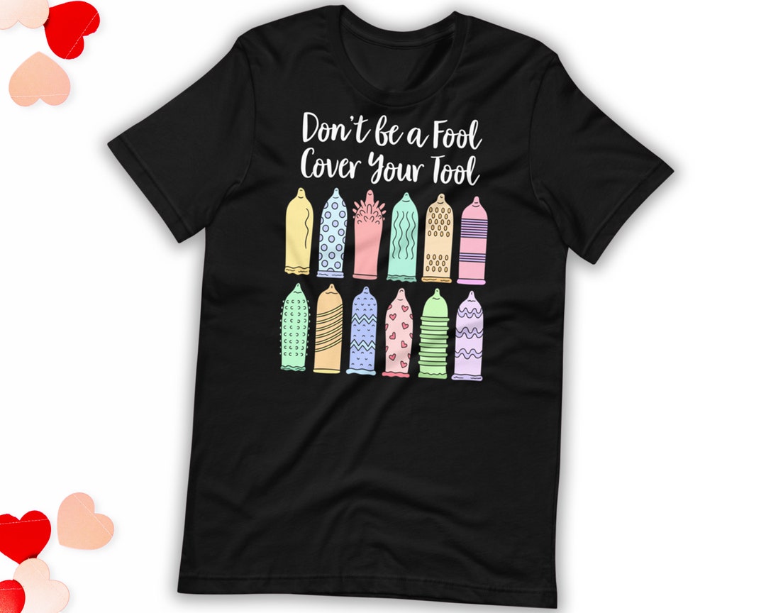 Funny Pregnancy Announcement T-Shirt With Condom Design