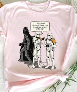 Funny Star Wars Nice Suit Darth Vader Stormtrooper Shirt, Galaxy's Edge Holiday Unisex T-shirt Family Birthday Gift Adult Kid Toddler Tee
