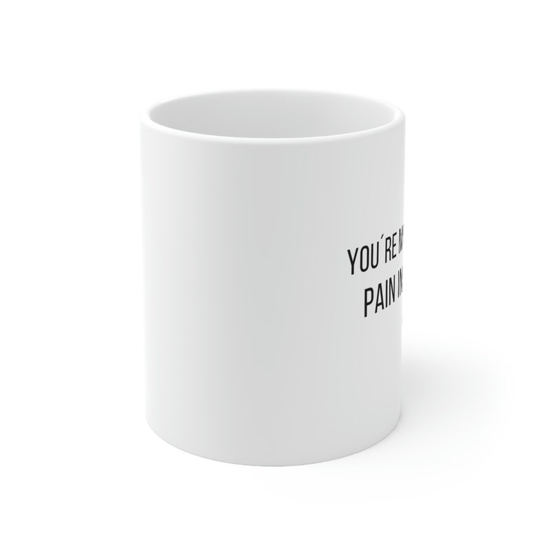 Funny Valentine Mug, Valentines Day Boyfriend Girlfriend Gift, Gift For Him And Her, Youre My Favourite Pain In The Ass