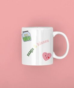 Funny Valentines Gift, Funny Valentines Mug, Hugs And Kisses Mug, Best Friend Gift, 420 Gift, Weed Gift, Weed Mug