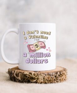 Funny Valentines Mug, Single Af Mug, Valentines Day Mug, Adult Humour Mug, Gift For Valentines Day, Valentines Coffee Mug