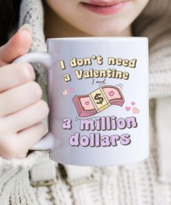 Funny Valentines Mug, Single Af Mug, Valentines Day Mug, Adult Humour Mug, Gift For Valentines Day, Valentines Coffee Mug