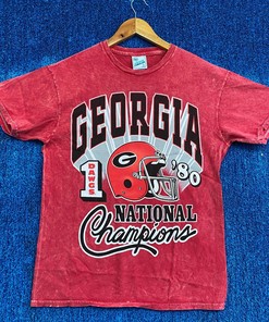 Georgia Dawgs 1980 NCAA Football National Champions M T-Shirt Sweatshirt Crewneck Hoodie Full Size Gifts For NCAA