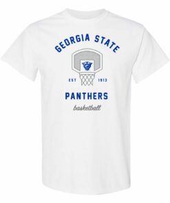 Georgia State University Panthers Basketball Net Shirt Sweatshirt Pullover Hoodie Reprinted Full Color Full Size