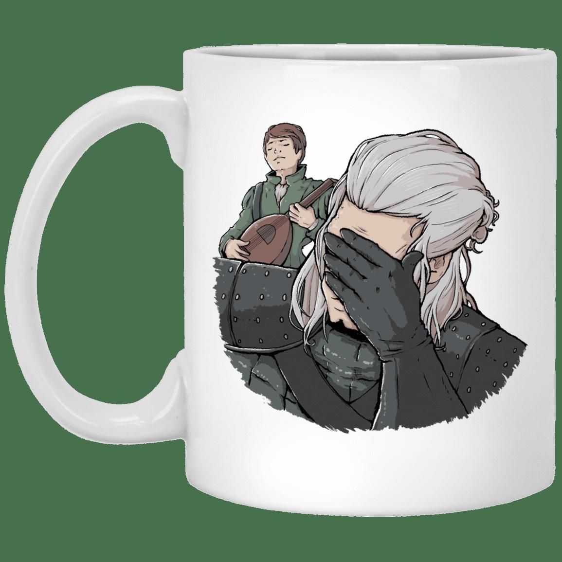 Geralt Face Palm Mug Gifts for Friends, Gifts for Valentine Day, Coulpe Gifts