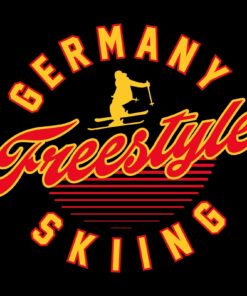 Germany Freestyle Skiing - Winter Sports Shirt Sweatshirt Pullover Hoodie Reprinted Full Color Full Size