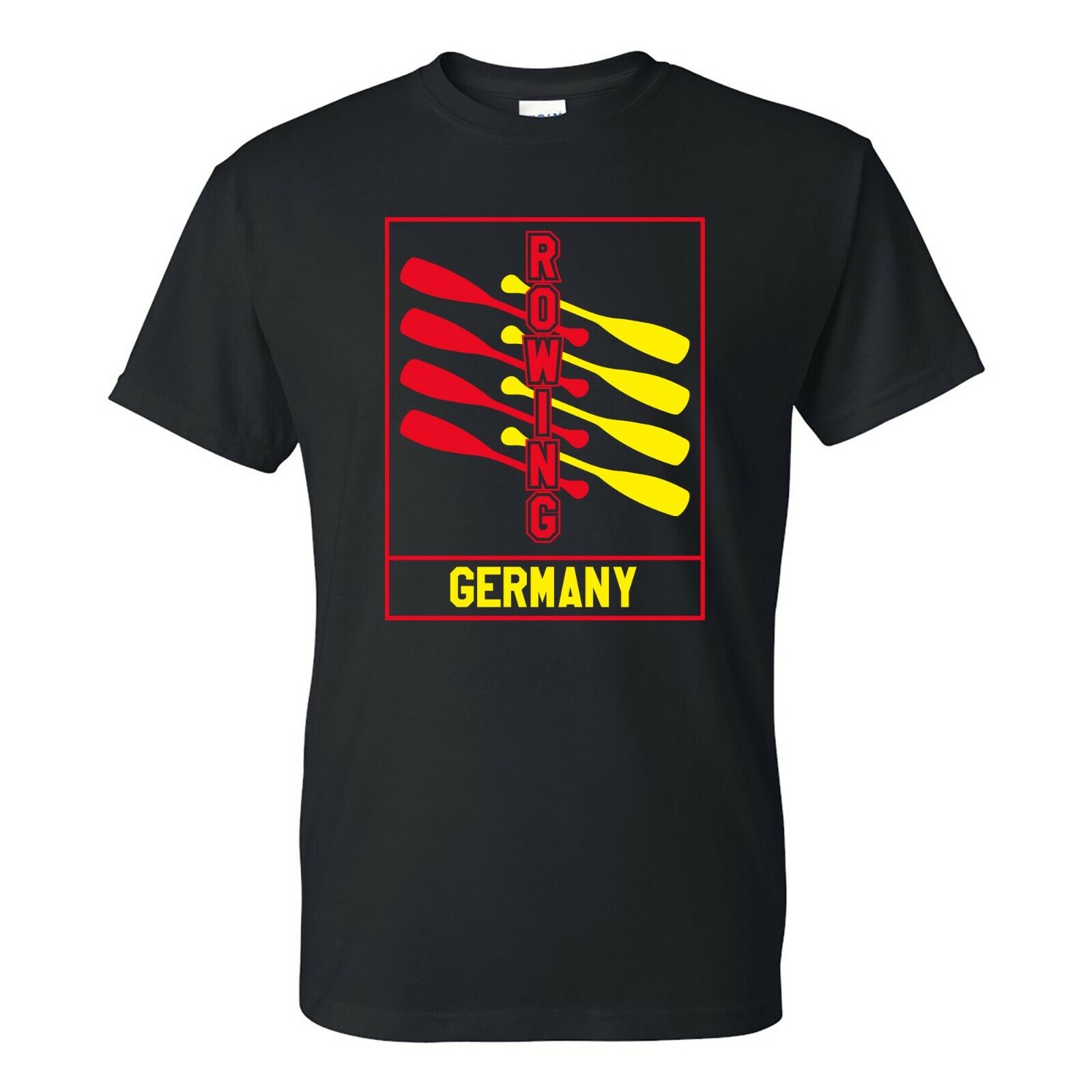 Germany Rowing - Summer Sports Competition Shirt Sweatshirt Pullover Hoodie Reprinted Full Color Full Size