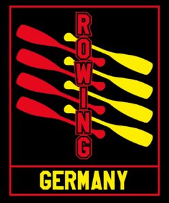 Germany Rowing - Summer Sports Competition Shirt Sweatshirt Pullover Hoodie Reprinted Full Color Full Size