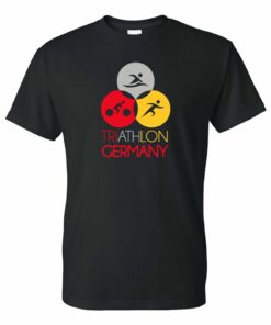 Germany Triathlon - Summer Games Event Sports Shirt Sweatshirt Pullover Hoodie Reprinted Full Color Full Size