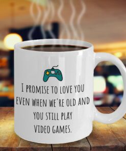 Gift For Him, Gamer Valentine Gift , Funny Gamer Mug, Boyfriend Husband Gamer Gift, Anniversary Gift For Him