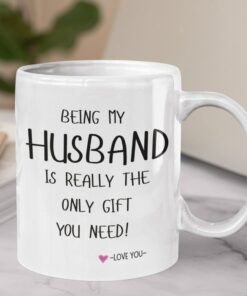Gift For Husband, Valentines Gift For Him, Funny Husband Mug, Funny Husband Gift, Anniversary, Husband Birthday Gift