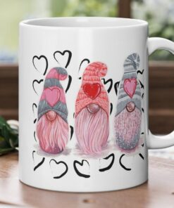 Gnome Valentine Mug Gnome Valentine Valentine Gnome Coffee Cup Valentine Gnome Couple Valentine Gnomes