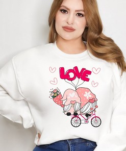 Gnomes Valentine's Day Sweatshirt: Funny and Unisex Gift