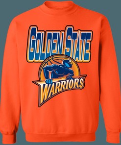 Golden State Warriors GRADIENT Retro NBA Crewneck Sweatshirt Hoodie Shirt Gifts for Fans