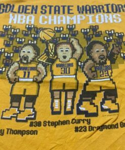 Golden State Warriors NBA Champions Tshirt Sweatshirt Hoodie Crewneck Sweatshirt Pullover Reprinted Full Color Full Size Gifts for NBA Fans