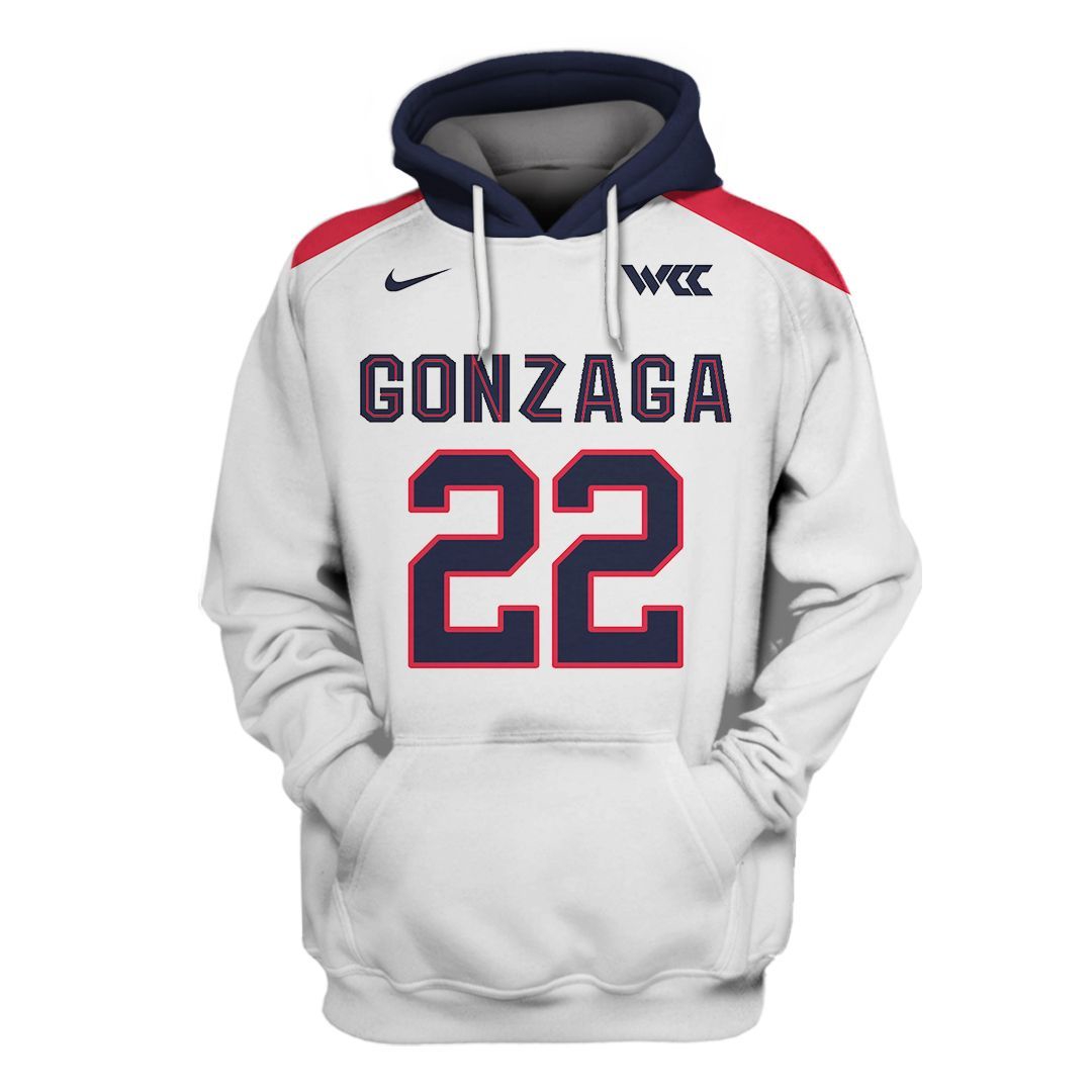 Gonzaga Bulldogs Nfl 3D All Over Print Zip Up Hoodie Option