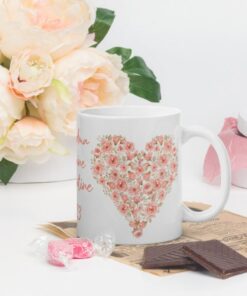 Grandma Is My Valentine Mug, Ceramic Mug, Valentines Day Mug, Valentine Day Gift, Grandma Gift, Grandma Love