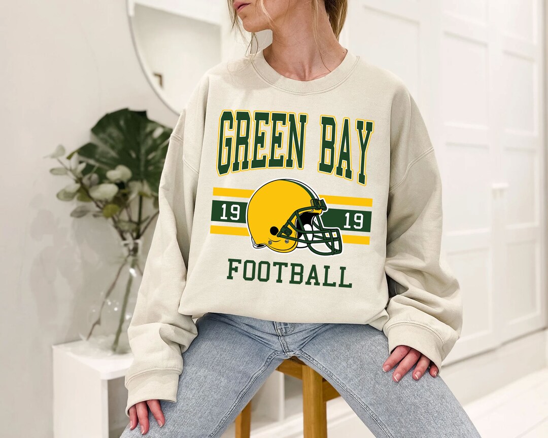 Green Bay Football Sweatshirt, Vintage Retro Green Bay Football Crewneck Sweatshirt, American Football Fan, NFL Shirt
