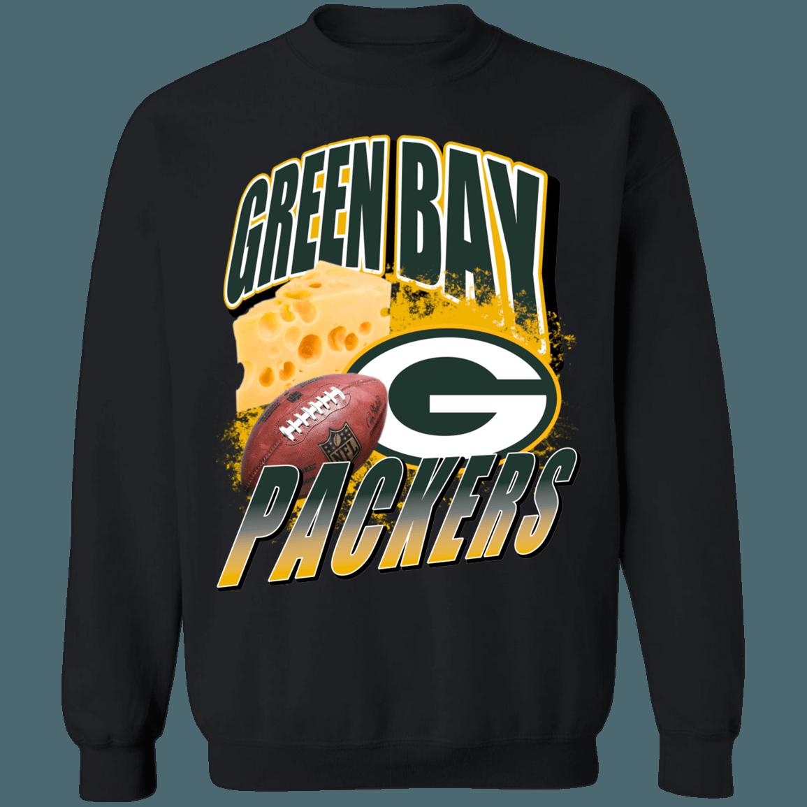 Green Bay Packers CHEESEHEADS Vintage NFL Crewneck Sweatshirt Hoodie Shirt Gifts for Fans - Image 3