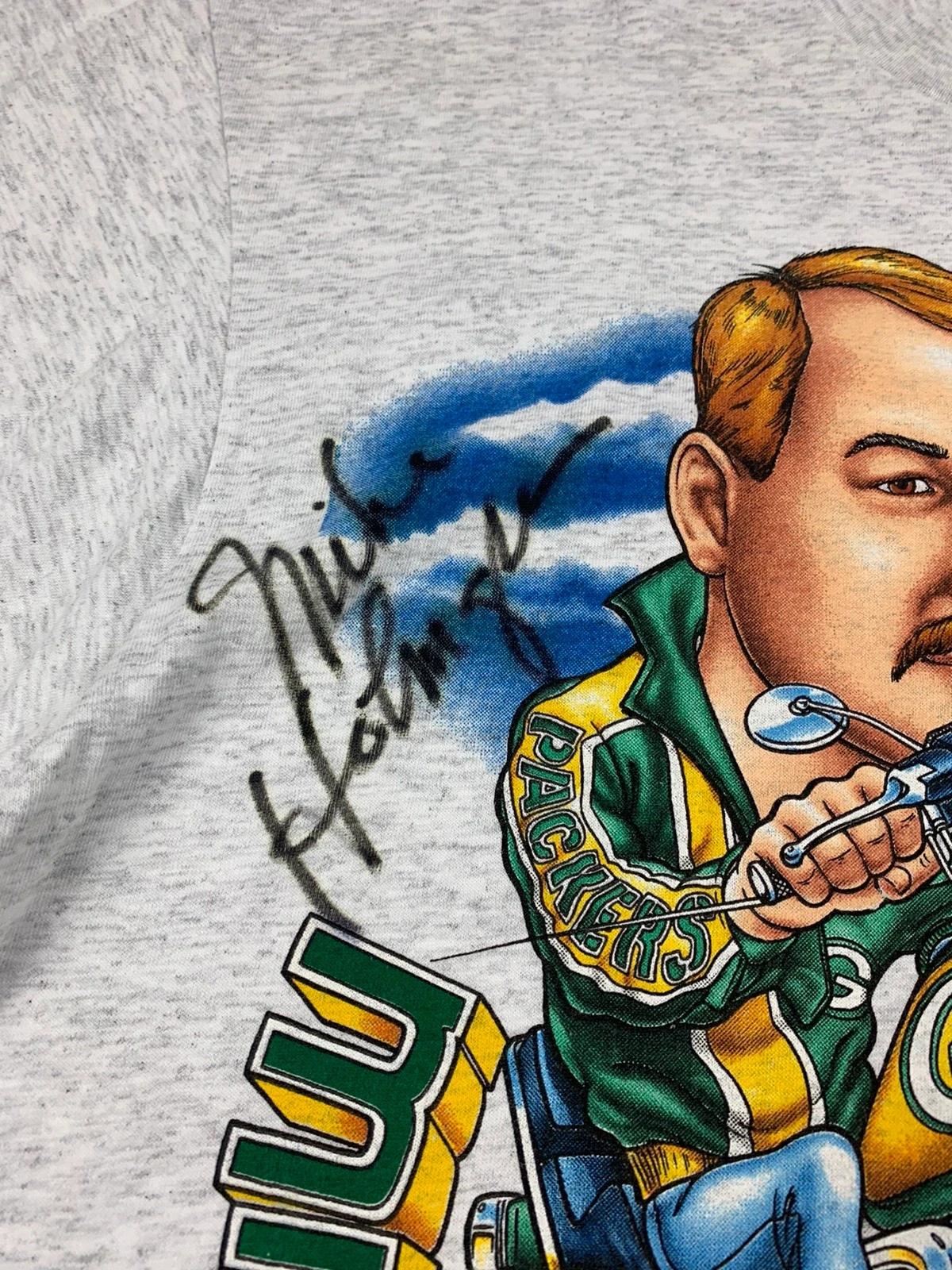 Green Bay Packers Mike Holmgren Caricature Tshirt Pullover Hoodie Crewneck Sweatshirt Reprinted Full Color Full Size Gifts For NFL Fans - Image 3