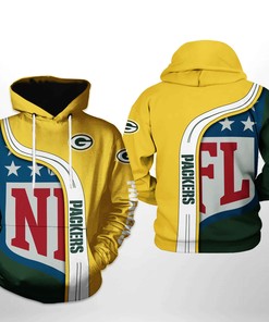 Green Bay Packers Nfl Team 3D All Over Print Zip Up Hoodie Option
