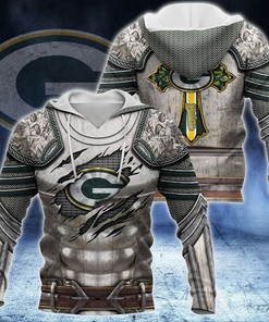 Green Bay Packers Nfl Unisex 3D All Over Print Zip Up Hoodiezip Up Hoodie