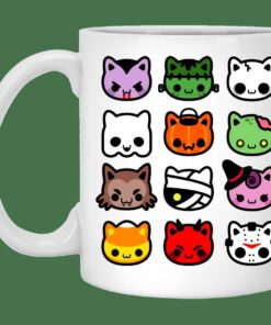 Hallow Kitties Mug Gifts for Friends, Gifts for Valentine Day, Coulpe Gifts