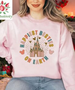 Happiest Besties On Earth Shirt, Disney vacation T-shirt, Besties Disney Shirt, Mouse Shirt Trip, Disneyland Castle Tee, Mickey baloon shirt