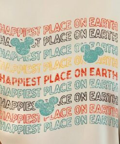 Happiest Place on Earth Shirt, Mickey Ears Shirt, Vintage Disney shirt, Disney Magical shirt, Disney Theme Park shirt, Disney Colorful Tee
