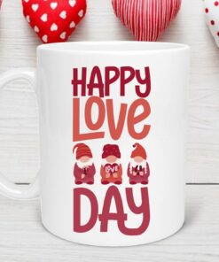 Happy Love Day Valentine's Mug, Long-Distance Couples Mug, Love Birthday Gift, Valentines Day Mug for couples, Valentine Mug