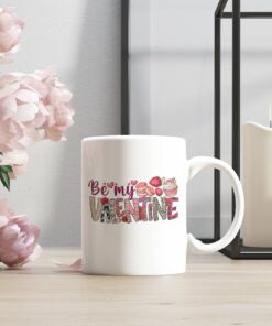 Happy Valentine Mug, Be Mine Valentine Mug Gift, Valentines Day Mug, Valentine Gift, Happy Valentines Day