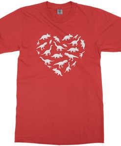 Heart of Dinosaurs Kids' T-Shirt: Long and Short Sleeve Available
