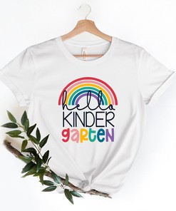 Hello Kindergarten Shirts, Teach Love Inspire Shirt, First Grade Teacher Tee, Teacher Appreciation Tee