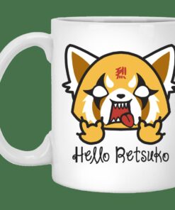 Hello Retsuko Mug Gifts for Friends, Gifts for Valentine Day, Coulpe Gifts