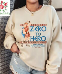 Hercules Zero to Hero Muscles Don't Act Like You're Not Impressed Sleeve Tee Disney Vacation Shirts, Disney Prince Shirts