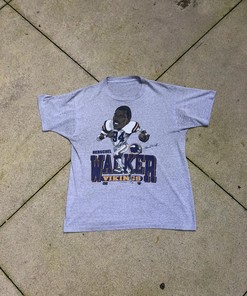 Herschel Walker Minnesota Vikings Tshirt Pullover Hoodie Crewneck Sweatshirt Reprinted Full Color Full Size Gifts For NFL Fans
