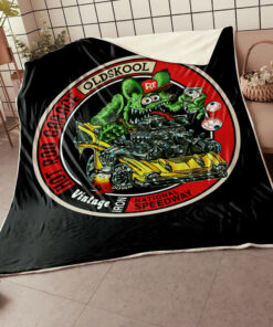 Hot Rod Garage Old Skool Blanket