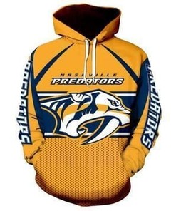Hot Sale Nashville Predators 3D Hoodie Zip Hoodie, Nhl 3D All Over Print Hoodie Zip Hoodie