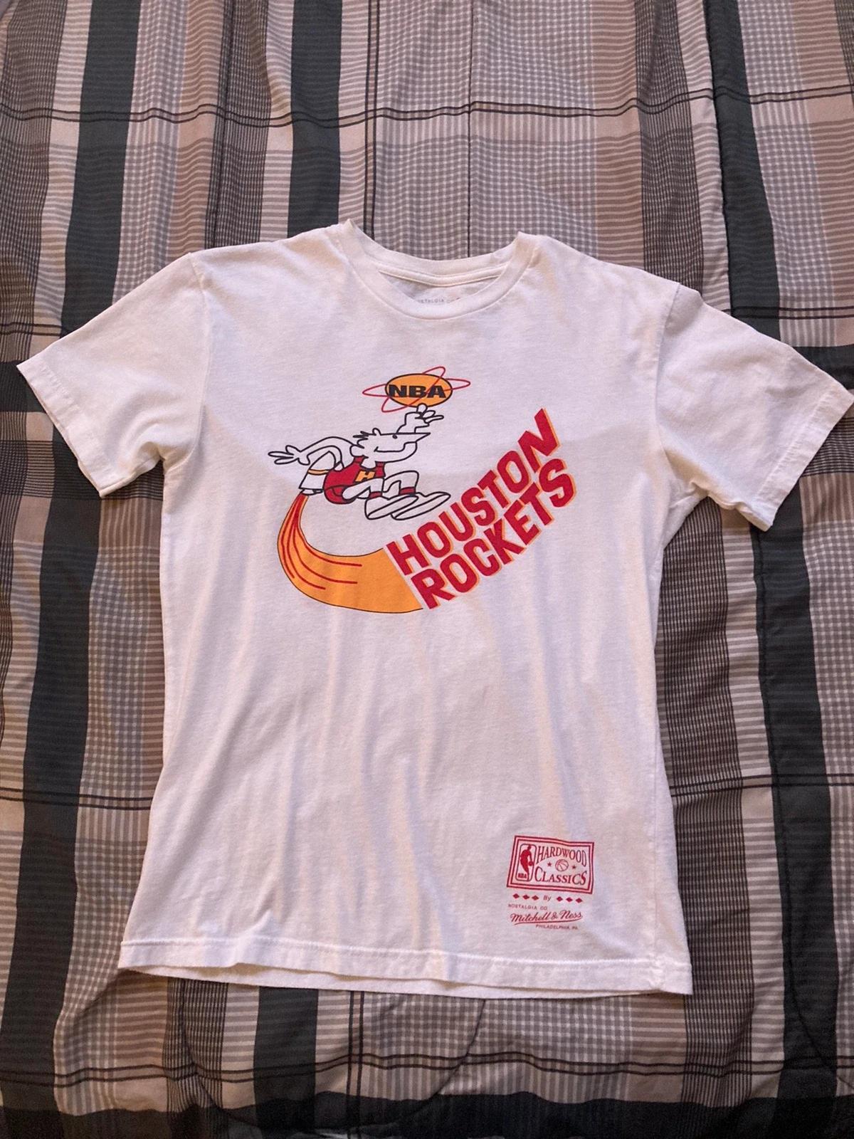 Houston Rockets Tshirt Hoodie Crewneck Sweatshirt Reprinted Full Color Full Size Gifts for NBA Fans