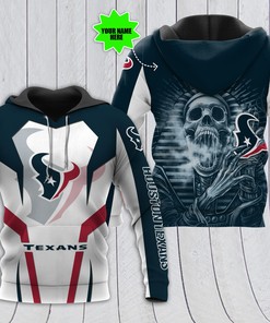 Houston Texans Personalized Jesus 3D All Over Print Zip Up Hoodie