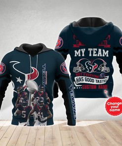 Houston Texans Player Mitchell Jr Personalized 3D All Over Print Zip Up Hoodie