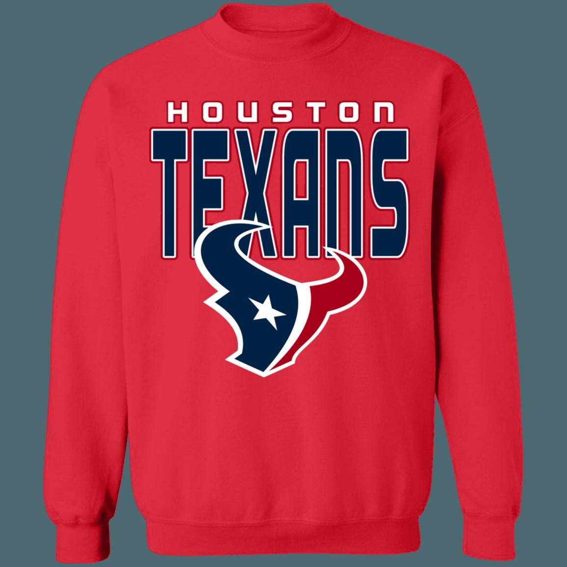Houston Texans Retro NFL Crewneck Sweatshirt Hoodie Shirt Gifts for Fans - Image 2