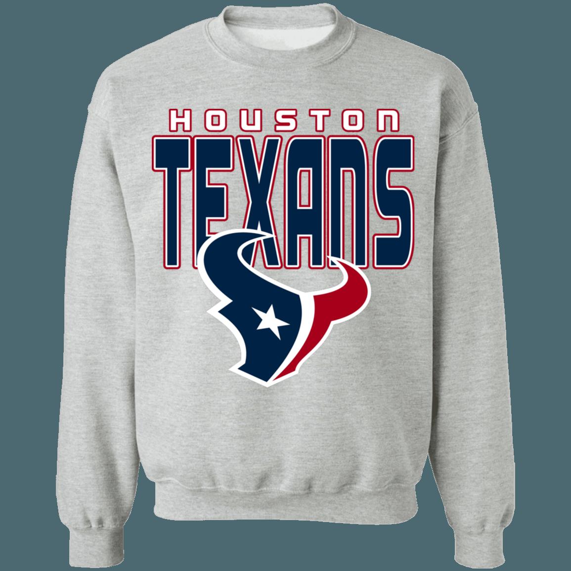Houston Texans Retro NFL Crewneck Sweatshirt Hoodie Shirt Gifts for Fans - Image 4