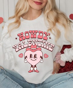 "Howdy Valentine" Galentine's Day Heart Tee - Country Love Gift
