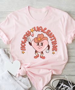 Howdy Valentine Shirt, Western Valentin's Day, Howdy Shirt Women, Western Valentines Day Gift, Retro Valentine Day Shirt, Funny Valentine