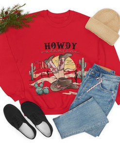 Howdy Valentine Unisex Crewneck Sweatshirt