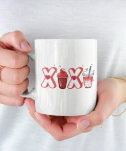 Hug Kisses Mug, Valentine Day Mug, Mug Valentine Day, Love Mug, Valentines Day Tea Mug, Valentines Day Gift