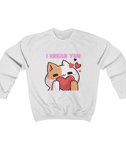 I Knead You, Perfect Valentine's Day, Gift Idea. Cute Kawai Cat Lover, Valentine's Day, Unisex Sweater, Gift Idea.