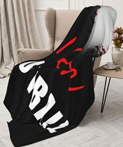 I Love Softball Throw Blanket For Bed Sofa Couch Sherpa Fleece Blankets, Gifts For Kids Adults All Season Use