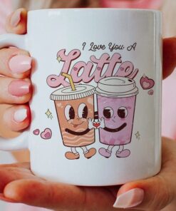 I Love You A Latte Mug, Cute Valentines Day Gift Ideas